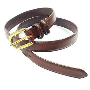 Cipriani Genuine Saddle Leather Brown Belt